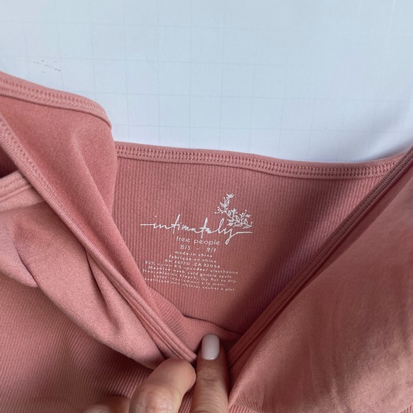 NWOT Free People Ribbed V-Neck Bralette XS/S - Picture 5 of 7